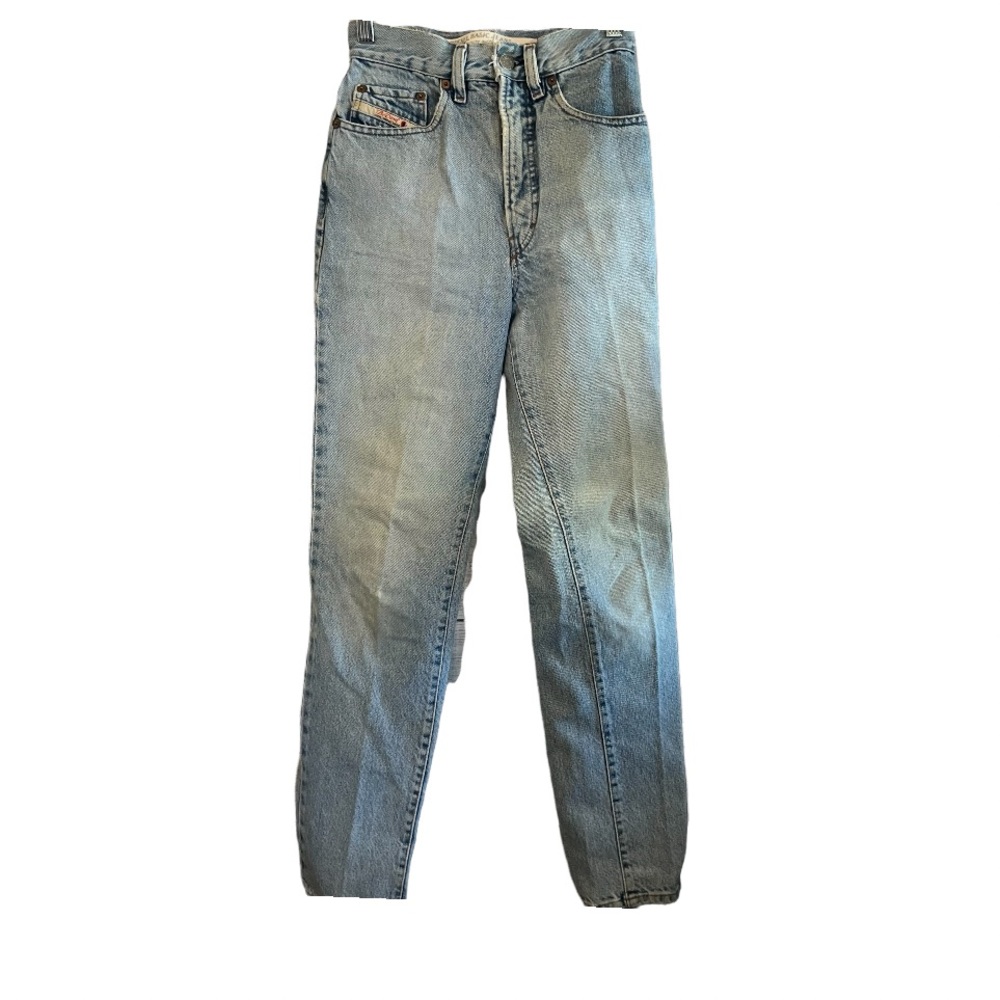 Diesel High Rise Light Wash Skinny Leg Jean Size 26